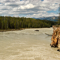 Buy canvas prints of Rocky Mountain River by Mark Llewellyn