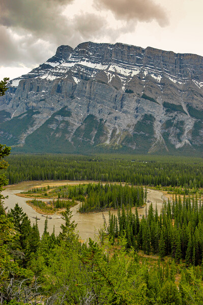 Winding River, Alberta, Canada Picture Board by Mark Llewellyn