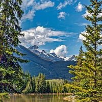 Buy canvas prints of Canadian Rockies, Canada by Mark Llewellyn