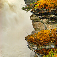 Buy canvas prints of Mossy Waterfall, Canada by Mark Llewellyn