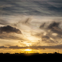 Buy canvas prints of Dramatic Sunrise by Simon West