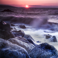 Buy canvas prints of Wisemans Bridge Beach by Simon West