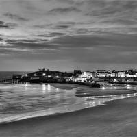 Buy canvas prints of Early Morning View Across Tenby by Simon West
