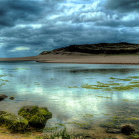 Buy canvas prints of Bosherston Bay, Pembrokeshire by Simon West