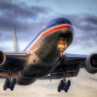 Buy canvas prints of American Airlines by Simon West