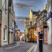Buy canvas prints of Upper Frog Street, Tenby by Simon West