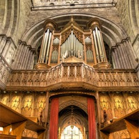 Buy canvas prints of Saint Davids Cathedral, Pembrokeshire by Simon West