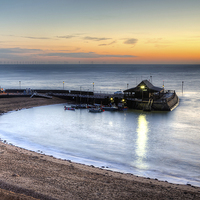 Buy canvas prints of Broadstairs - Viking Bay Pier by Simon West