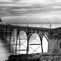 Buy canvas prints of Clevedon Pier by Simon West