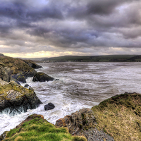 Buy canvas prints of Gwbert, Wales by Simon West