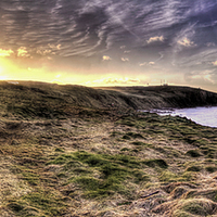 Buy canvas prints of Freshwater West Seaweed Hut by Simon West