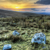 Buy canvas prints of Brecon Beacons at Sunrise by Simon West