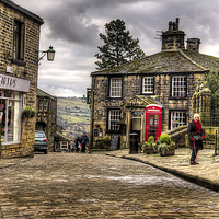 Buy canvas prints of Haworth Street by Simon West