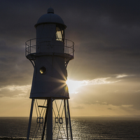 Buy canvas prints of Black Nore lighthouse by Simon West