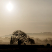 Buy canvas prints of Misty early morning by Simon West