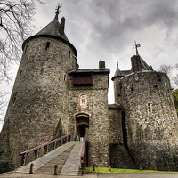 Buy canvas prints of Castell Coch by Simon West