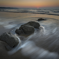 Buy canvas prints of  Coppet Hall Beach, Pembrokeshire by Simon West
