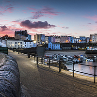 Buy canvas prints of  Tenby Harbour by Simon West