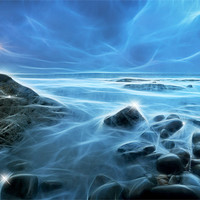 Buy canvas prints of Mystic Seascape by nick woodrow
