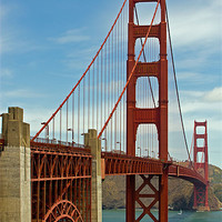 Buy canvas prints of The Golden Gate Bridge by Barry Newman