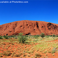 Buy canvas prints of Uluru by Barry Newman