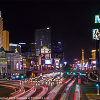 Buy canvas prints of Viva Las Vegas by Barry Newman