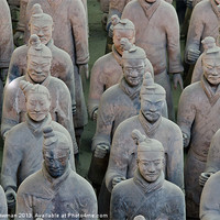 Buy canvas prints of Terracotta Warriors by Barry Newman