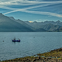 Buy canvas prints of A Saltire over the Cuillins by Richard Smith