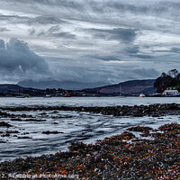 Buy canvas prints of The river Chracaig flows into Loch Portree by Richard Smith