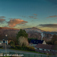 Buy canvas prints of A panorama from a house in Staffin road, Portree by Richard Smith