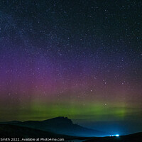 Buy canvas prints of Aurora Borealis from The Storr on Skye. #1 by Richard Smith