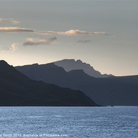 Buy canvas prints of Dusk upon the Trotternish hills by Richard Smith