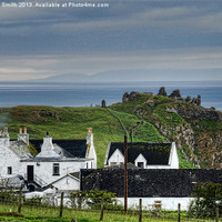 Buy canvas prints of Duntulm Castle Hotel by Richard Smith