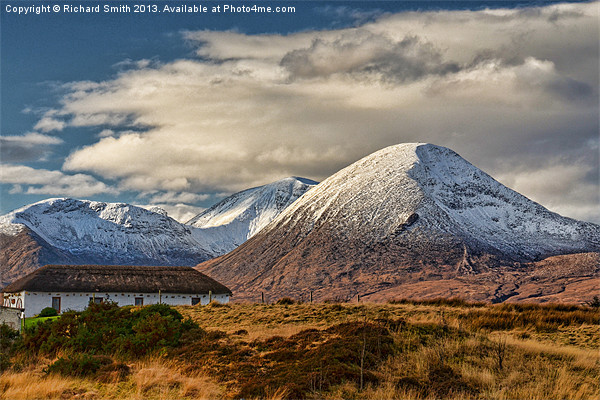 Beinn na Caillich from Breakish Framed Mounted Print by Richard Smith