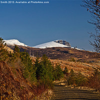 Buy canvas prints of DSC_4312 Snow capped Storr by Richard Smith