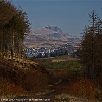 Buy canvas prints of DSC_4522b Portree & the Storr by Richard Smith