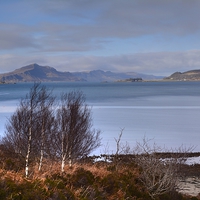 Buy canvas prints of  Ben Tianavaig and the Trotternish ridge of Skye f by Richard Smith