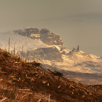 Buy canvas prints of The Storr, Isle of Skye, at the southern end of th by Richard Smith