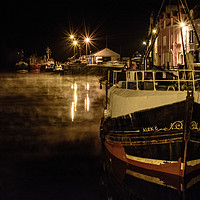 Buy canvas prints of Seamist upon Portree harbour #3 by Richard Smith