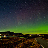 Buy canvas prints of Aurora Borealis seen from north Skye by Richard Smith
