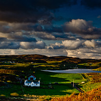 Buy canvas prints of Cottage at Ardtreck, Isle of Skye by Richard Smith