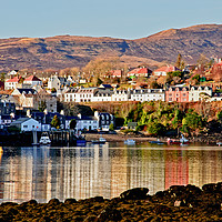 Buy canvas prints of Portree reflection by Richard Smith