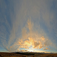 Buy canvas prints of Cloudscape over Trotternish by Richard Smith