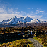 Buy canvas prints of The Cuillin hills of the Isle of Skye by Richard Smith