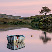 Buy canvas prints of Fishing boat upon Loch Fada #2 by Richard Smith