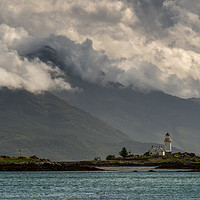 Buy canvas prints of Clouds moving over Beinn Mhialairigh and Beinn Sgr by Richard Smith