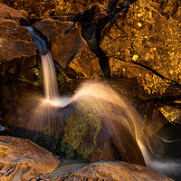 Buy canvas prints of Close up cascade by Richard Smith