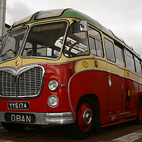 Buy canvas prints of  Bedford bus                                    by Richard Smith