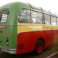 Buy canvas prints of Bedford Bus #2                            by Richard Smith