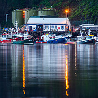 Buy canvas prints of The business end of Portree pier. by Richard Smith